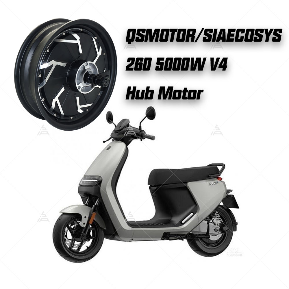 QSMOTOR QS260 V4 5000W 10000W  - Direct Drive Hub Motor 72V 5000W review and price