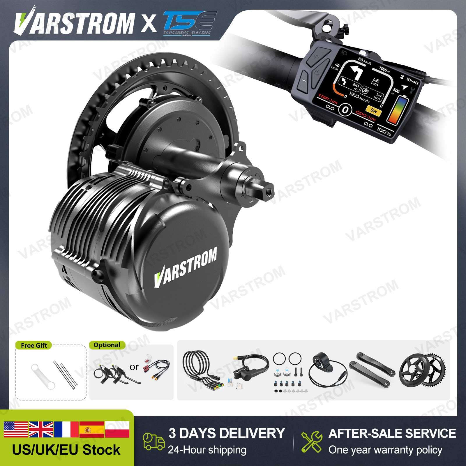 [US 3 Days Fast delivery] Tong - Side Hung Mid Drive Motor Kit review and price